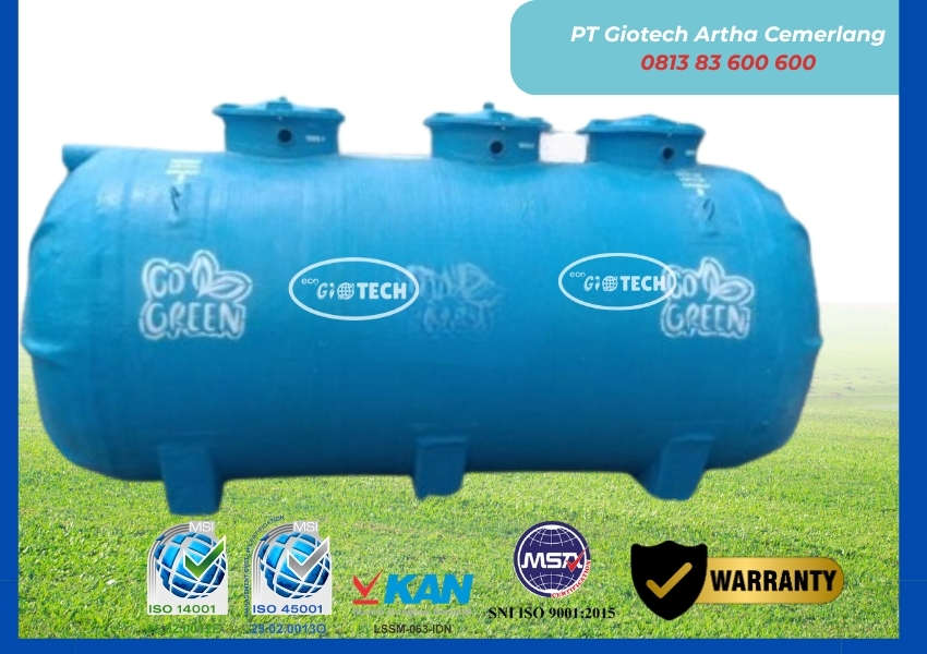 bio septic tank, cara kerja septic tank bio, cara pemasangan bio septic tank