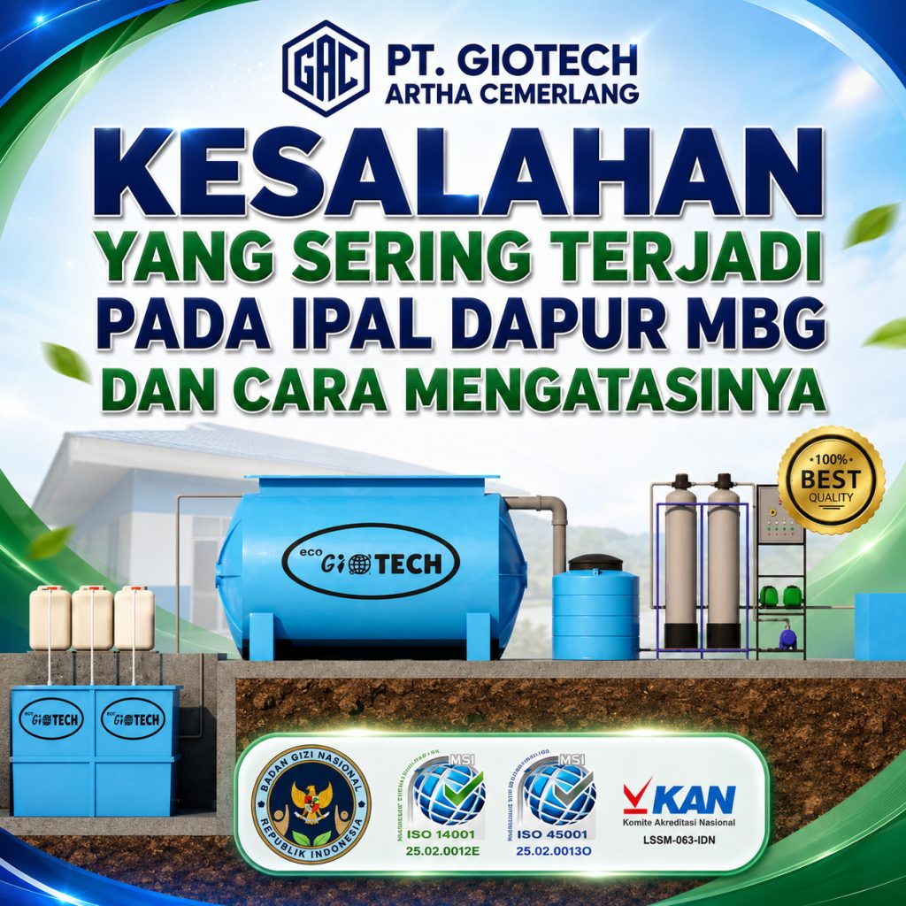 Kesalahan yang Sering Terjadi pada IPAL Dapur MBG dan Cara Mengatasinya