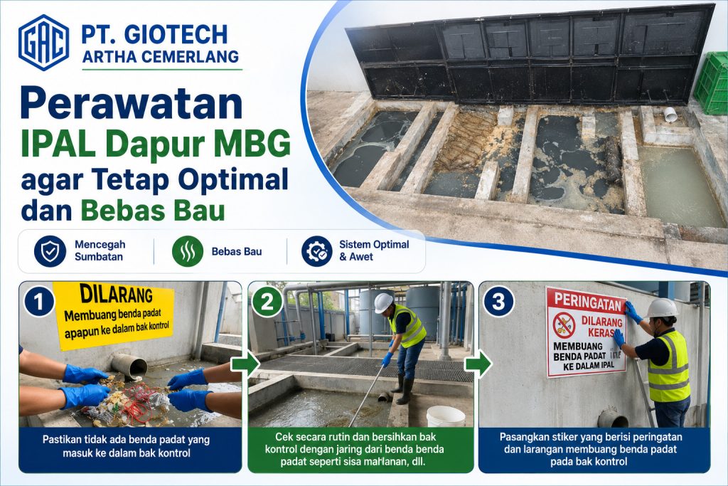 Perawatan IPAL Dapur MBG agar Tetap Optimal dan Bebas Bau