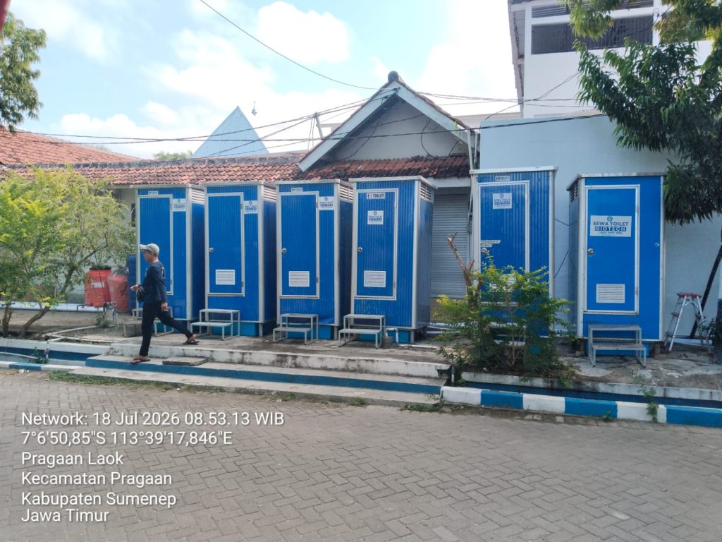 Sewa 20 Unit Toilet Portable untuk Pengajian TMI Al-Amien Prenduan Sumenep Berjalan Sukses Meski Menghadapi Tantangan Logistik