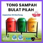 Tong Sampah Bulat Pilah