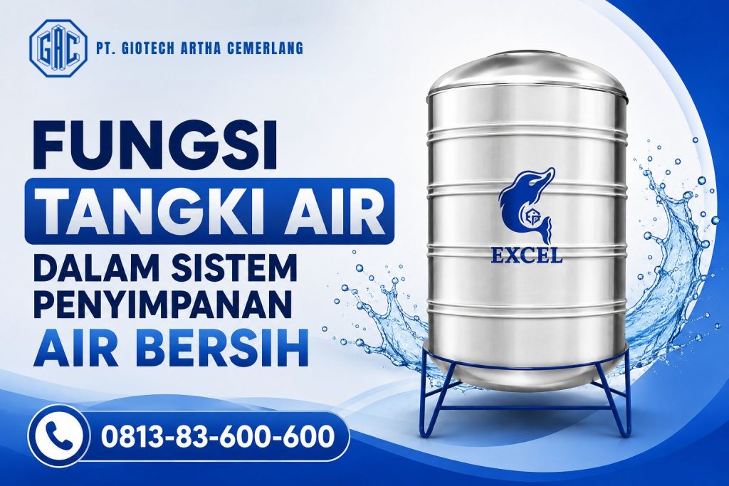 Fungsi Tangki Air dalam Sistem Penyimpanan Air Bersih