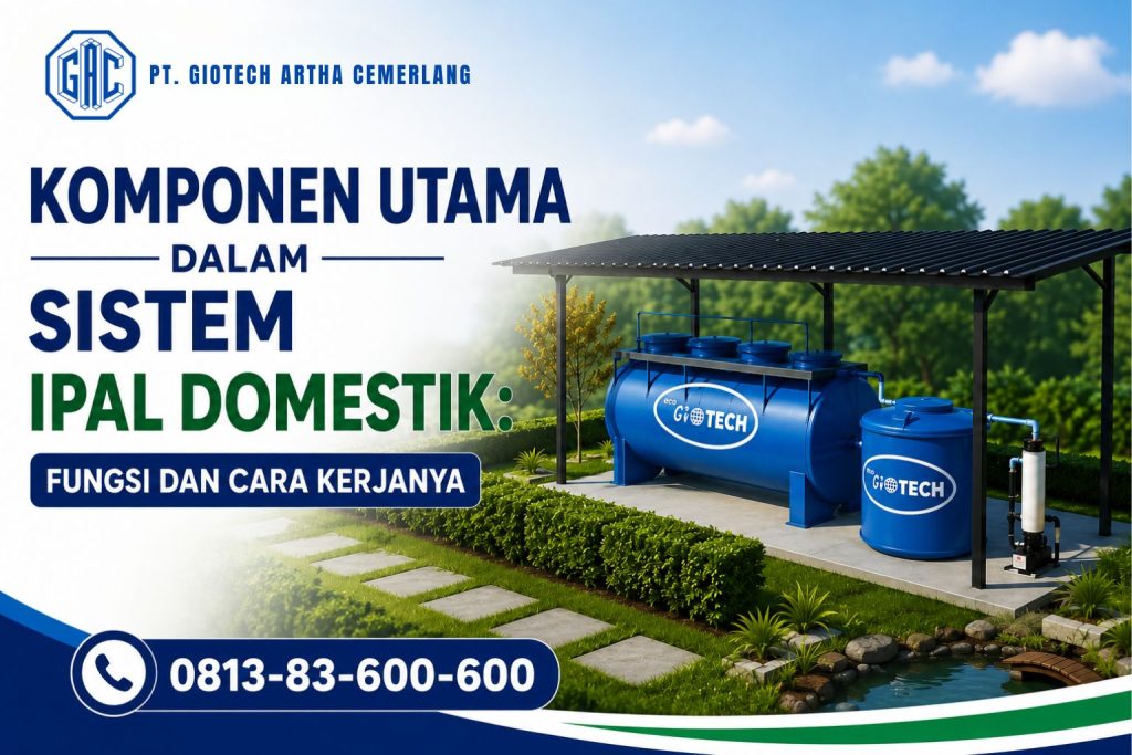 Komponen Utama Sistem IPAL Domestik