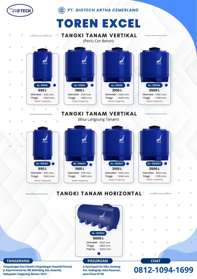 Brosur Tangki Tanam Excel