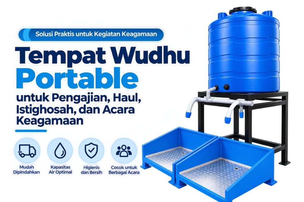 tempat wudhu portable untuk pengajian